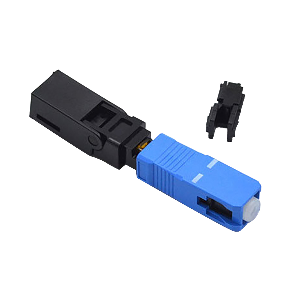 SC Fiber Optic Connector For FTTH Drop Cable 4mm Fiber Optic Cable Connector